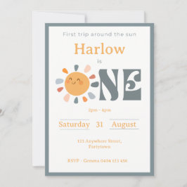 最初の太陽の周りを旅してきたね 招待状