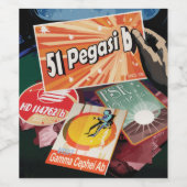 最初の太陽系外惑星を訪ねて ワインラベル (シングルラベル)