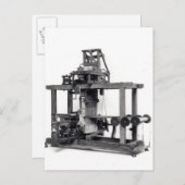最初の完全自動織機 ポストカード (正面/裏面)