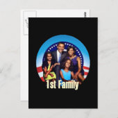 最初の家族はがき ポストカード (正面/裏面)