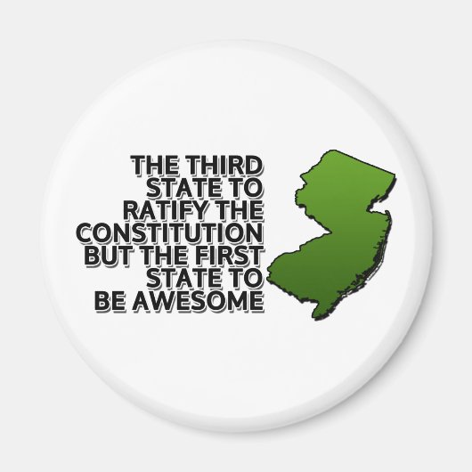 最初の州素晴らし マグネット (正面)