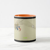 最初の巻古美術の戦日本のい マグカップ (中央)