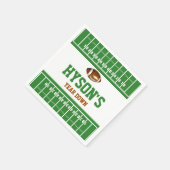 最初の年を下回る | サッカーの最初の誕生日パーティー スタンダードカクテルナプキン (角)