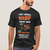 最初の年次WKRP Turkey Drop Essential  Tシャツ (正面)