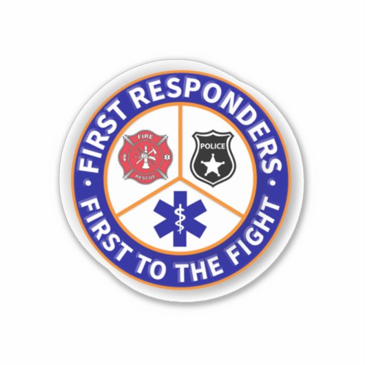 最初の応答者 シール (正面)