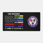 最初の応答者 デスクマット (正面)