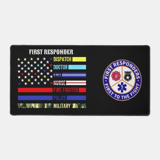 最初の応答者 デスクマット (正面)