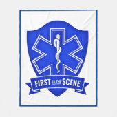 最初の応答者 フリースブランケット (正面)