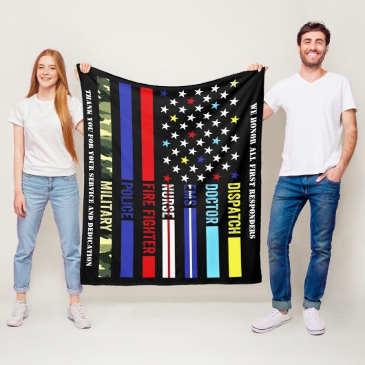 最初の応答者 フリースブランケット (インサイチュ)