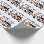 最初の応答者 ラッピングペーパー (角)