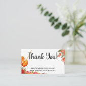 最初の愛Spritz Thank You Enclosure Card エンクロージャーカード (スタンド正面)