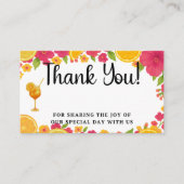 最初の愛Spritz Thank You Enclosure Card エンクロージャーカード (正面)