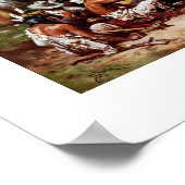 最初の感謝祭1621。ファインアートポスター ポスター (角)