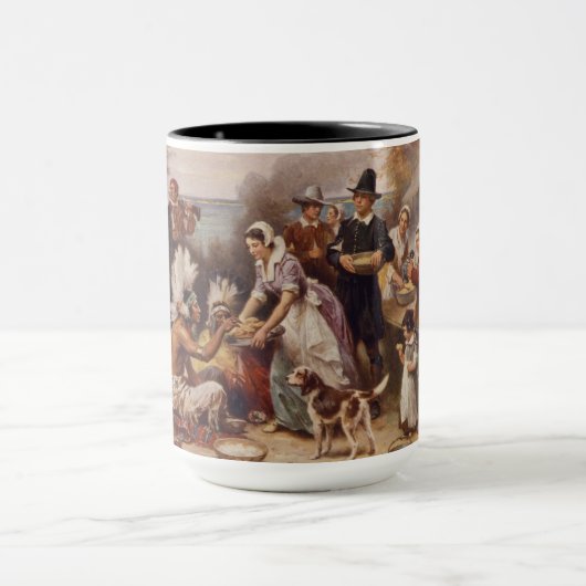 最初の感謝祭1621% pipe% c.1932 マグカップ (中央)