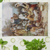 最初の感謝祭 キッチンタオル (折り畳み)