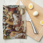 最初の感謝祭 キッチンタオル (四つ折り)