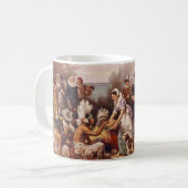 最初の感謝祭 コーヒーマグカップ (正面左)