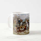 最初の感謝祭 コーヒーマグカップ (正面左)