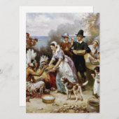 最初の感謝祭 シーズンカード (正面/裏面)