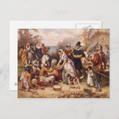 最初の感謝祭 シーズンポストカード (正面/裏面)