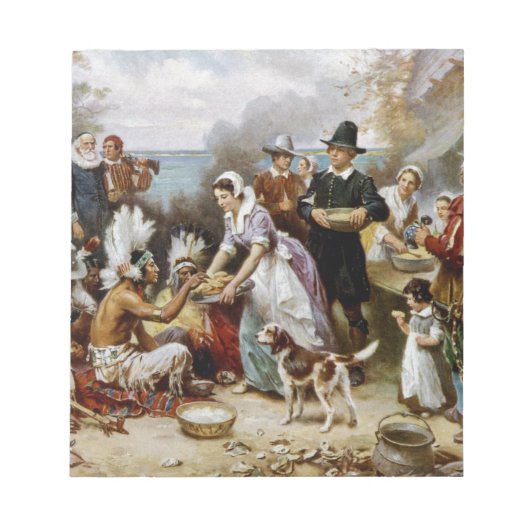 最初の感謝祭 ノートパッド (正面)