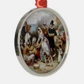 最初の感謝祭 メタルオーナメント (右)