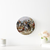 最初の感謝祭 ラウンド壁時計 (ホーム)