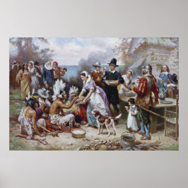 『最初の感謝祭』（最初のかんしゃさい、The First Thanksgiving）ジーン・フェリス ポスター