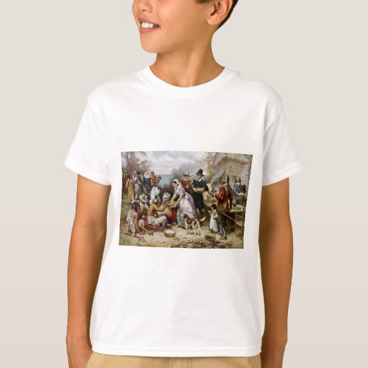 最初の感謝祭 Tシャツ (正面)