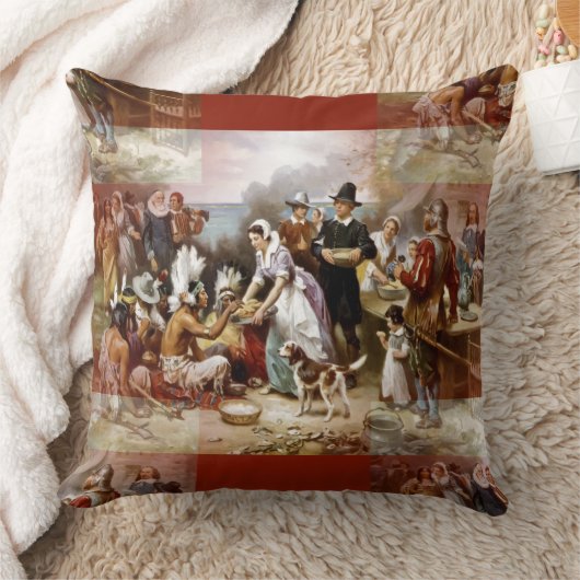 最初の感謝 クッション (ブランケット)