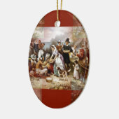 最初の感謝 セラミックオーナメント (左)