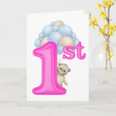 最初の挨拶 カード (黄色い花)