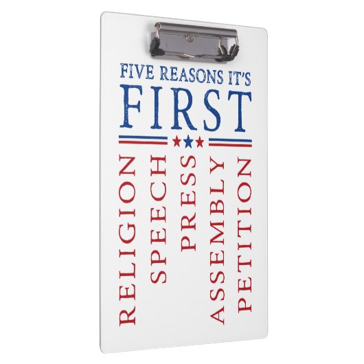 最初の改正による言論の自由の集会 クリップボード (右)