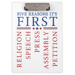 最初の改正による言論の自由の集会 クリップボード