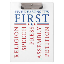 最初の改正による言論の自由の集会 クリップボード
