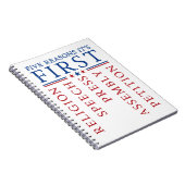 最初の改正による言論の自由の集会 ノートブック (右側)