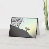 最初の教室の折り畳みグリーティングカード カード (正面)