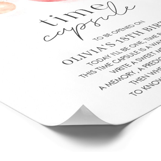 最初の旅のまわりにサンガールズタイムカプセル ポスター (角)