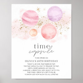 最初の旅のまわりにサンガールズタイムカプセル ポスター