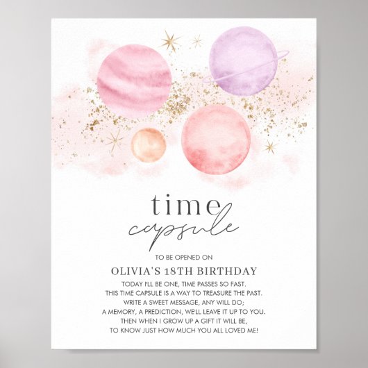 最初の旅のまわりにサンガールズタイムカプセル ポスター (正面)