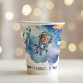 最初の旅のまわりに太陽の宇宙誕生日 紙コップ