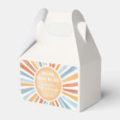 最初の旅のまわりに太陽の最初の誕生日パーティー フェイバーボックス (裏面サイド)