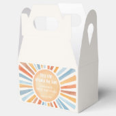 最初の旅のまわりに太陽の最初の誕生日パーティー フェイバーボックス (オープン)