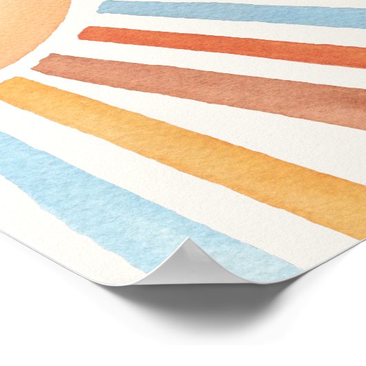 最初の旅のまわりに太陽の最初の誕生日パーティー ポスター (角)