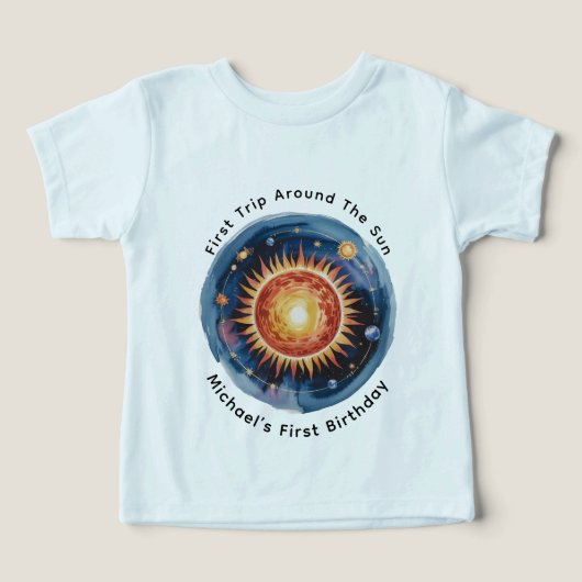 最初の旅のまわりに日の最初の誕生日パーティー (デザイン正面)