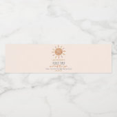 最初の旅のまわりに日の最初の誕生日パーティー ペットボトルラベル (シングルラベル)