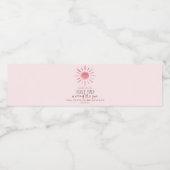 最初の旅のまわりに日の最初の誕生日パーティー ペットボトルラベル (シングルラベル)