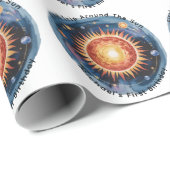 最初の旅のまわりに日の最初の誕生日パーティー ラッピングペーパー (ロールコーナー)