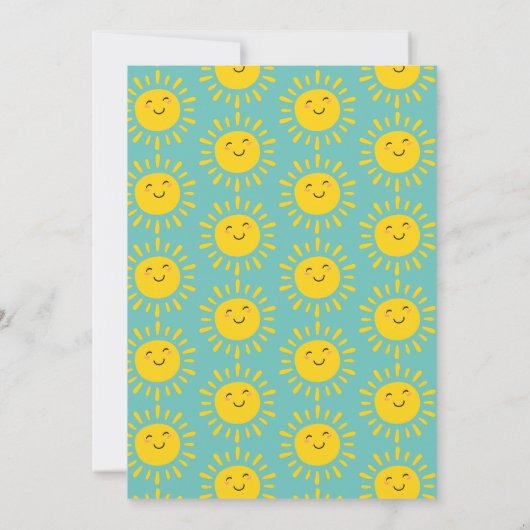 最初の旅のまわりに日の最初の誕生日パーティー 招待状 (裏面)