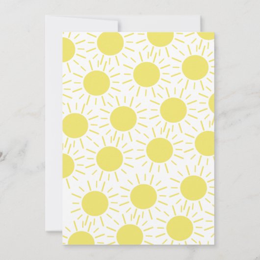 最初の旅のまわりに日の最初の誕生日パーティー 招待状 (裏面)